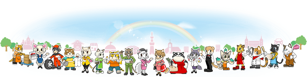 ショッピング施設イメージキャラクター